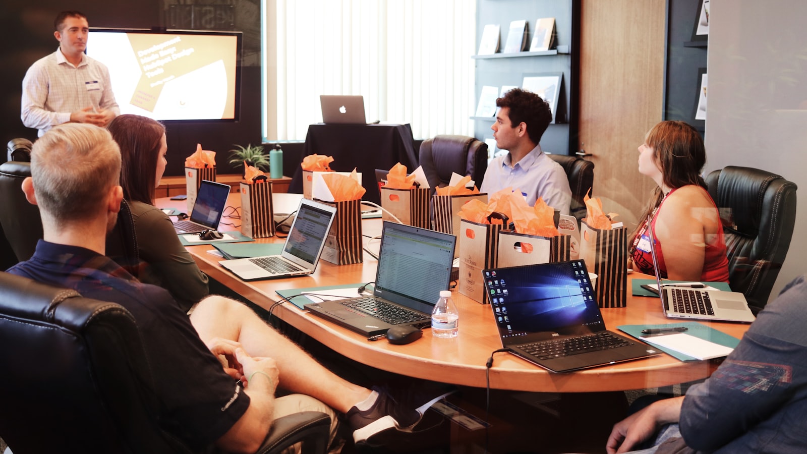 Conference meeting room for a corporate retreat